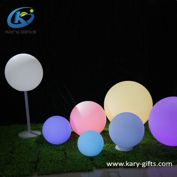 IP68 Floating Waterproof Remote Control Wireless Illuminated RGB Led Glow Ball Light