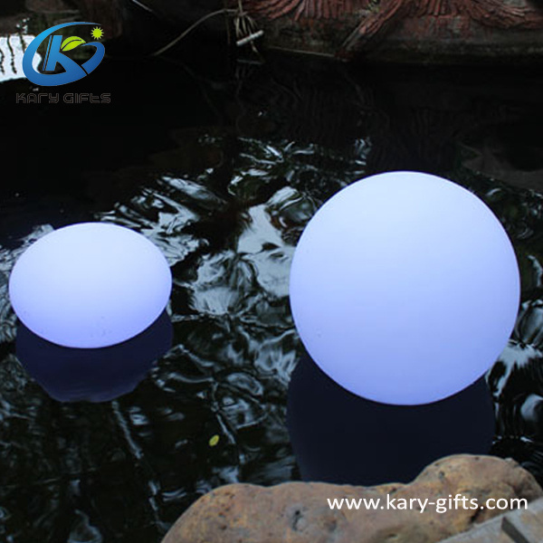 IP68 Floating Waterproof Remote Control Wireless Illuminated RGB Led Glow Ball Light