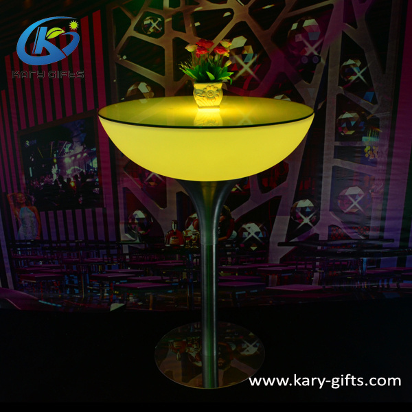 Led Lighted Furniture Bar Height Patio Table