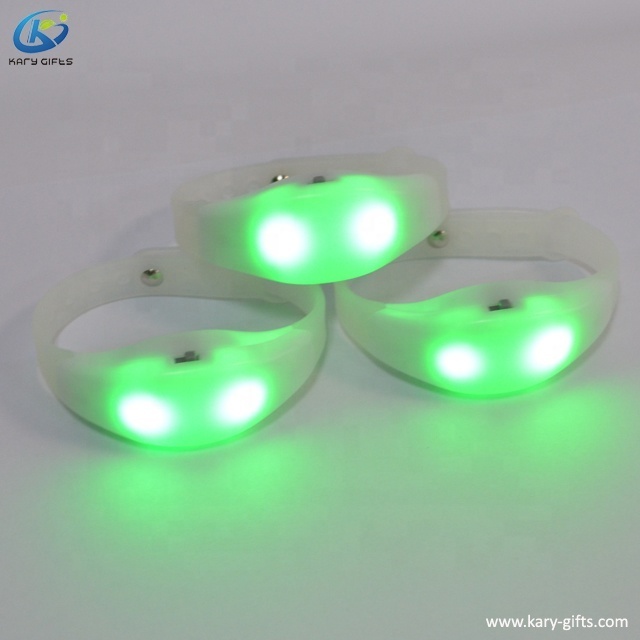 API and SDK Timer Paid Center LED Flashing Bracelet Light Up Bracelet Timer LED Wristbands