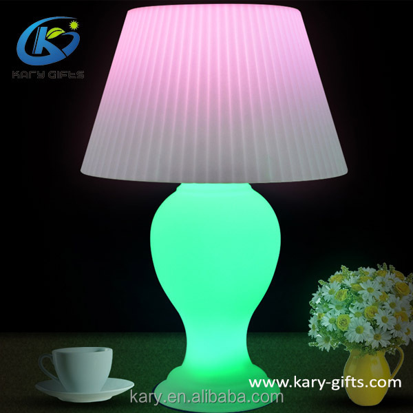 RGB Color Battery Operated LED Table Desk Lamp