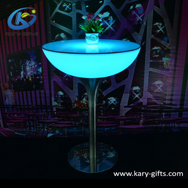 Led Lighted Furniture Bar Height Patio Table