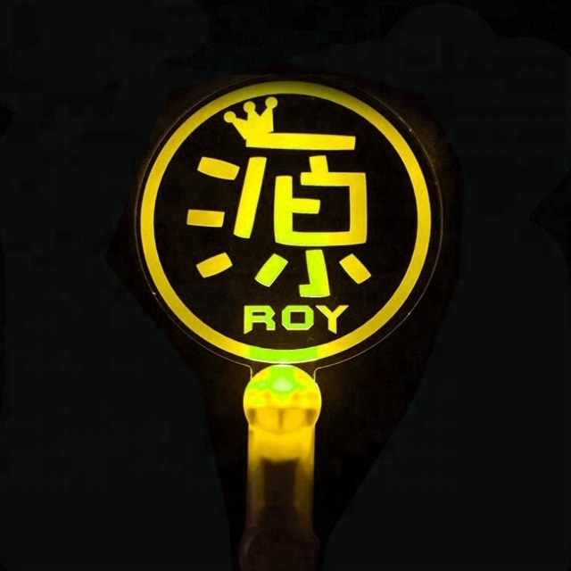 Acrylic Customized Logo Printed LED Cheering Colorful Concert Led Light Stick