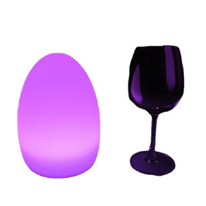 Home Restaurant Battery Operated Led Egg Light Egg Shaped Led Light