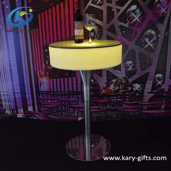 Outdoor Party Event Plastic LED Bar Table