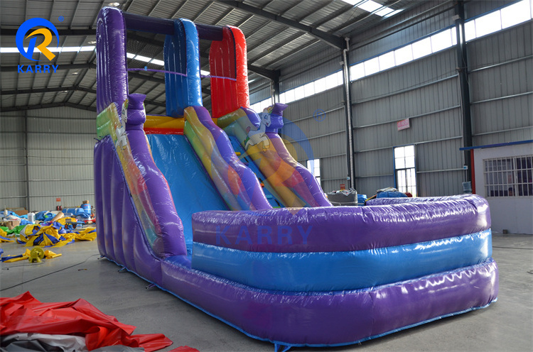 Summer Hot Inflatable Water Slide Inflatable Pool Slide large inflatable bounce house with slide alibaba