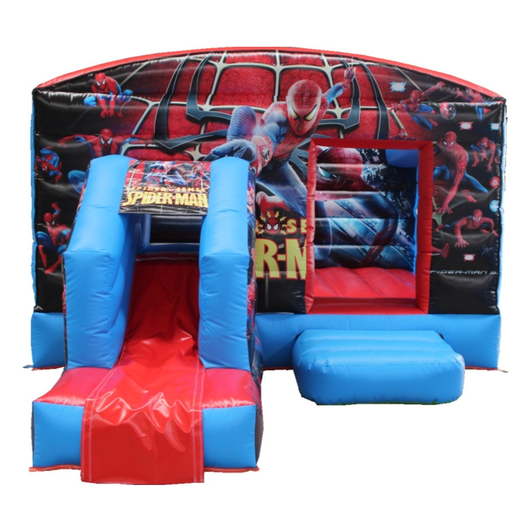 Spiderman Inflatable Castle Combo Slide inflatable bounce house with slide Inflatable Bouncy House With Slide Bouncer Castle