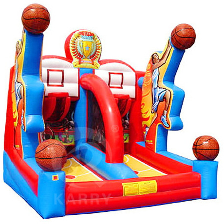 Hot inflatable Interactive carnival sport games inflatable shooting stars basketball shootout game