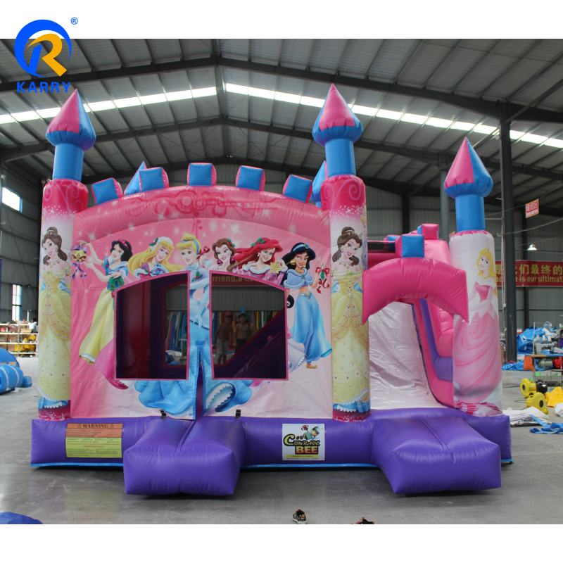 Popular Princess Castle Mall Equipment Indoor Trampoline Slide Combination Equipment for Sale