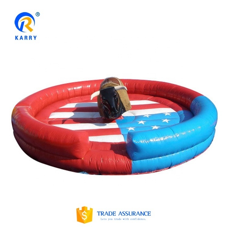 Interactive Sport Games Inflatable Mechanical Bull,Mechanical Inflatable Bull Riding Machine For Sale