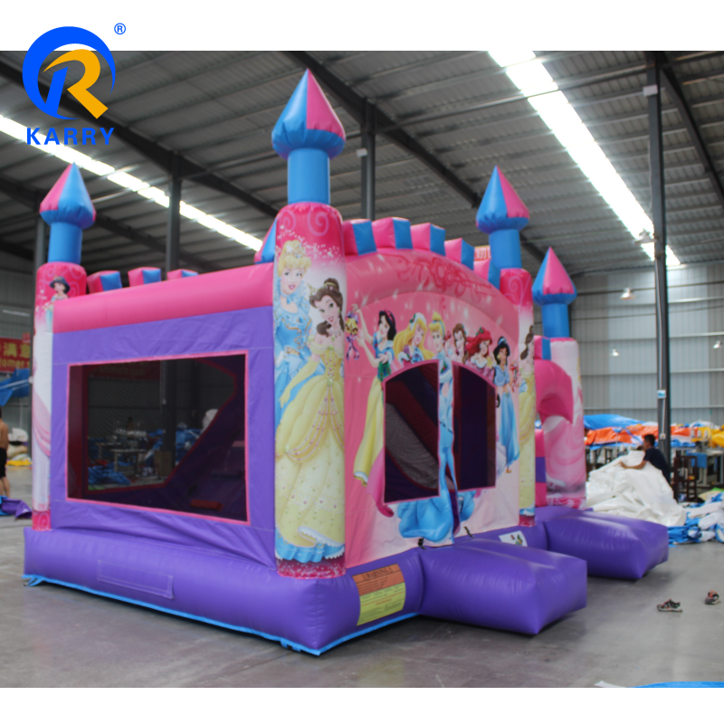 Popular Princess Castle Mall Equipment Indoor Trampoline Slide Combination Equipment for Sale