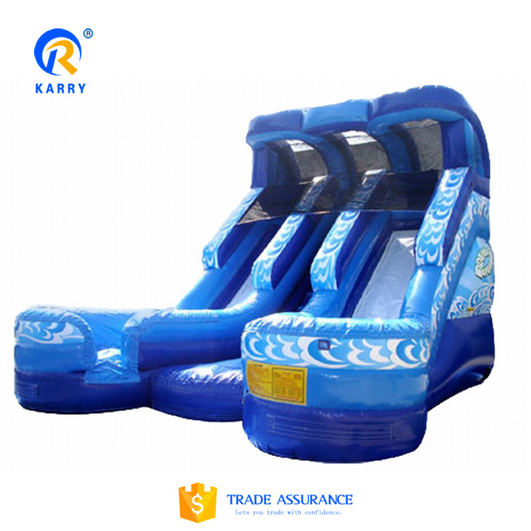 Customized Swimming Party Games Inflatable Water Slide With Pool For Kid Adult kids Rock climbing game