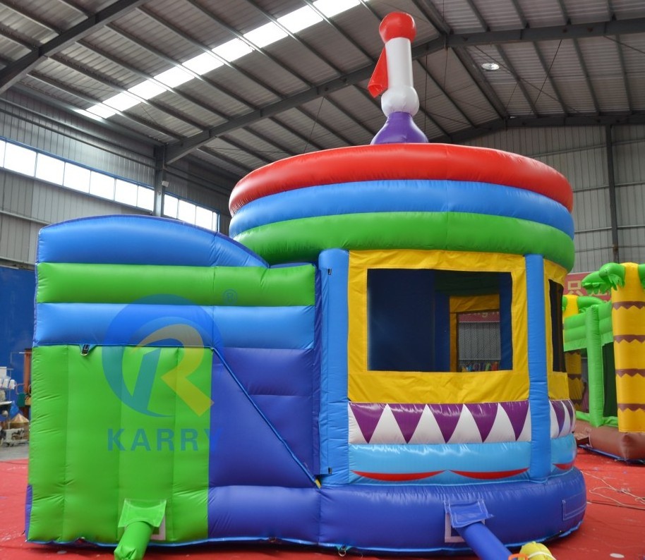 Popular Inflatable Castle Slide inflatable bounce house with slide Commercial Event Promotion A bouncy castle with a dome