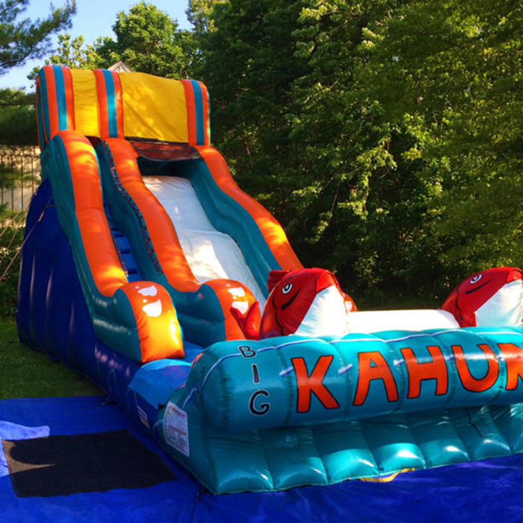 New big Kahuna Small Indoor Inflatable Water Slide with pool for Home or rental use inflatable jumper water slide