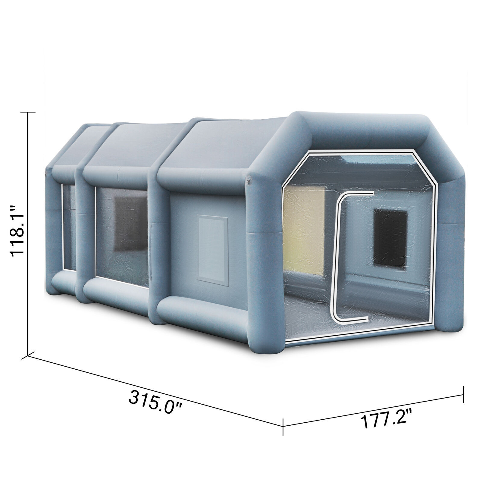 Portable Inflatable Car Wash Tent Cabin With Blowers Inflatable Car Tent Sale