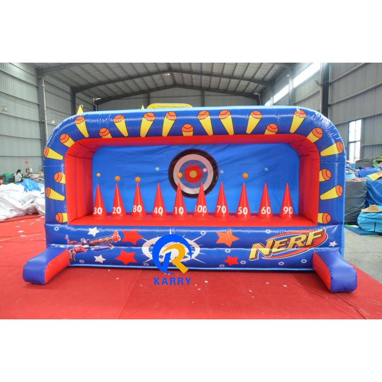 Outdoor inflatable party game inflatable basketball game for sale