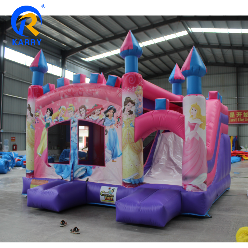 Popular Princess Castle Mall Equipment Indoor Trampoline Slide Combination Equipment for Sale