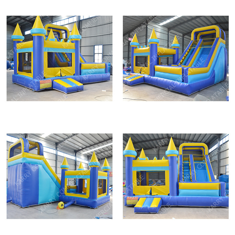 Commercial Spiderman Inflatable Bounce House, Inflatable Bouncy Castle With Slide Combo For Sale