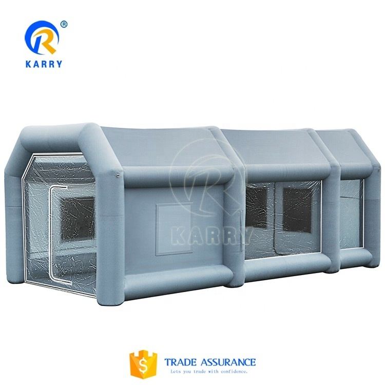 Portable Inflatable Car Wash Tent Cabin With Blowers Inflatable Car Tent Sale