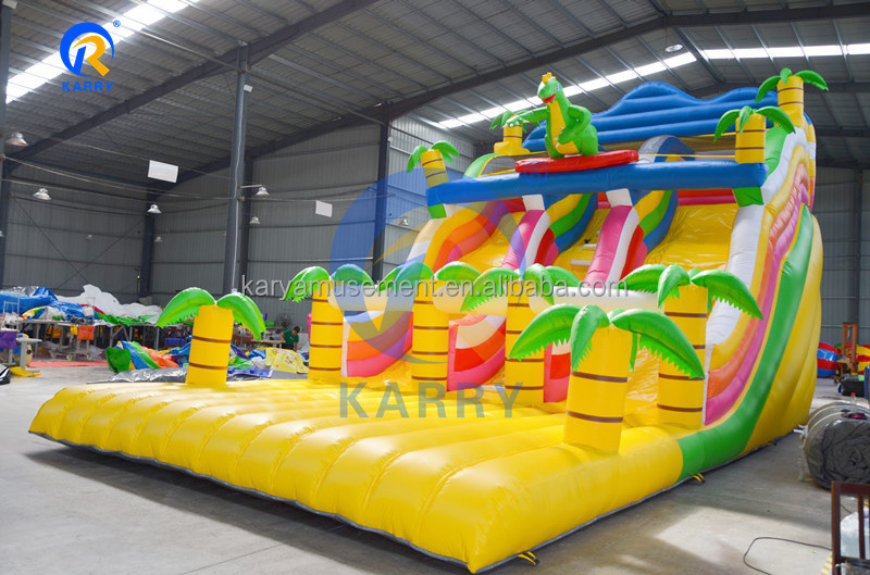 Forest Castle Slide Trampoline Park Equipment Children's Toys Super Trampoline  Dinosaur slide