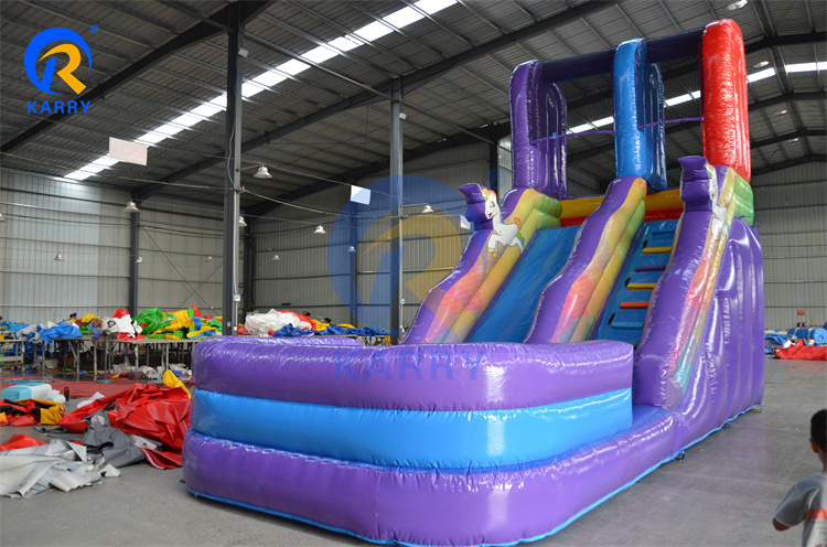 Summer Hot Inflatable Water Slide Inflatable Pool Slide large inflatable bounce house with slide alibaba