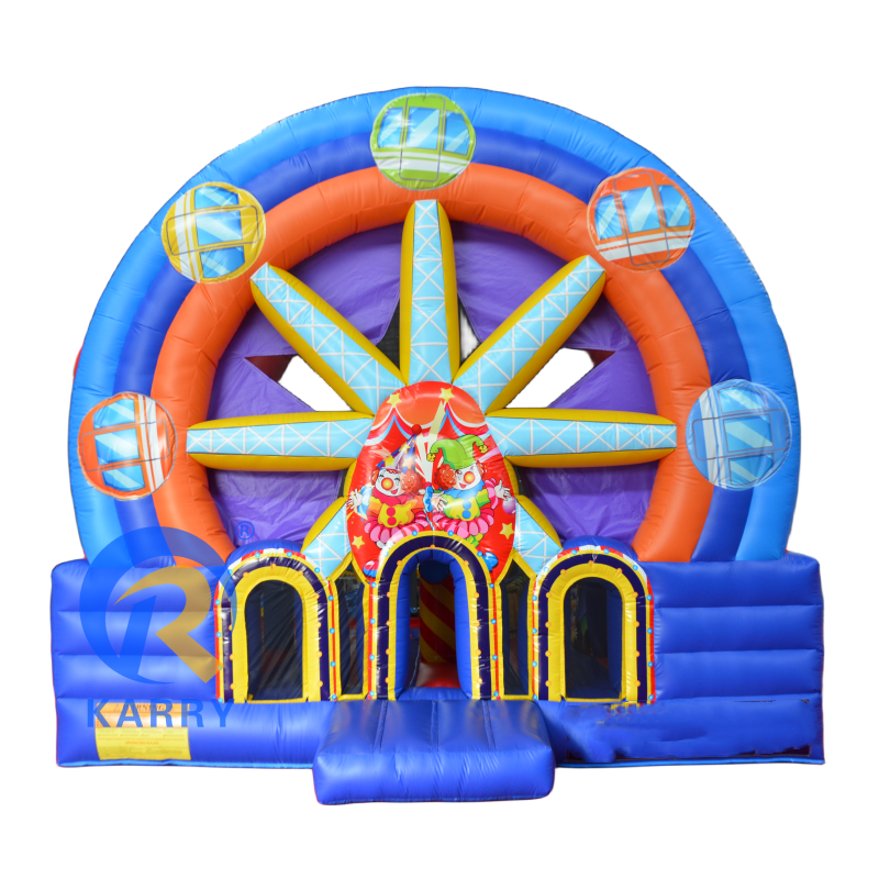 Ferris wheel inflatable castle family version outdoor park amusement toy bounce house Children's jumping game toys