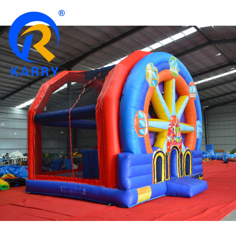 Ferris wheel inflatable castle family version outdoor park amusement toy bounce house Children's jumping game toys