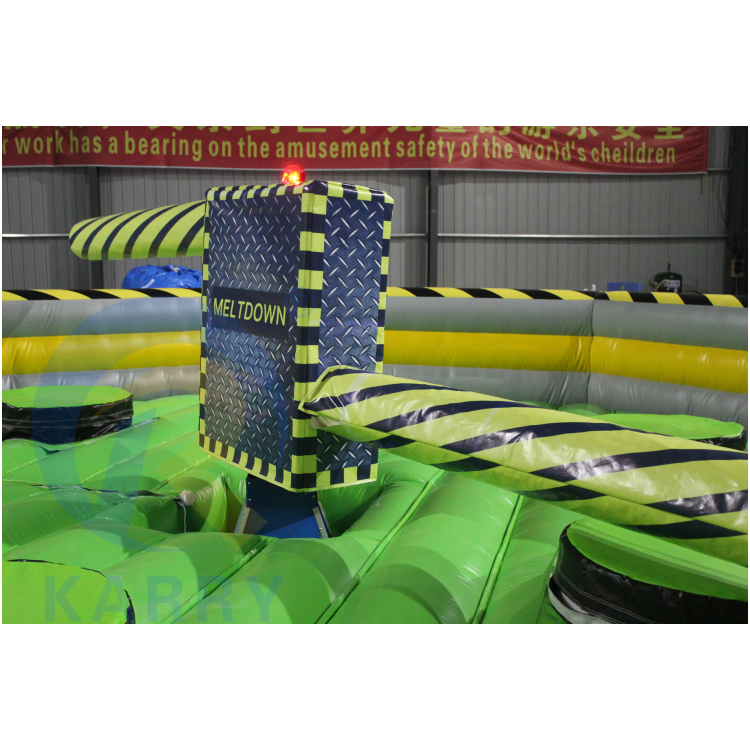 Hot sale Meltdown mechanical interactive jumper inflatable interactive game interesting games for adults and kids