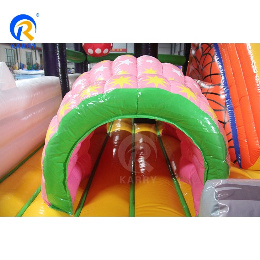 Cartoon version of inflatable doll Halloween costume inflatable bounce house with slide popular castle halloween witch Castle