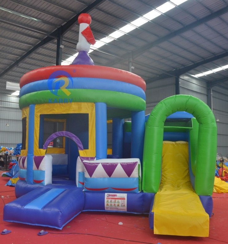 Popular Inflatable Castle Slide inflatable bounce house with slide Commercial Event Promotion A bouncy castle with a dome