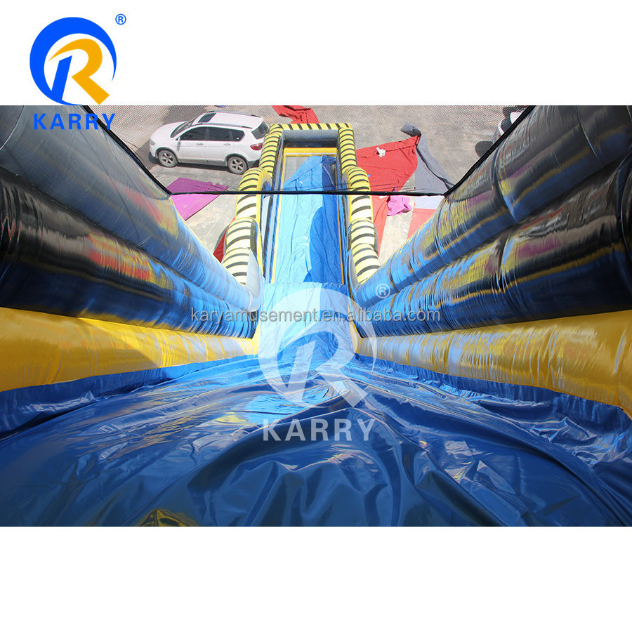 Extra large outdoor inflatable wet and dry slide park amusement equipment adult children's toys