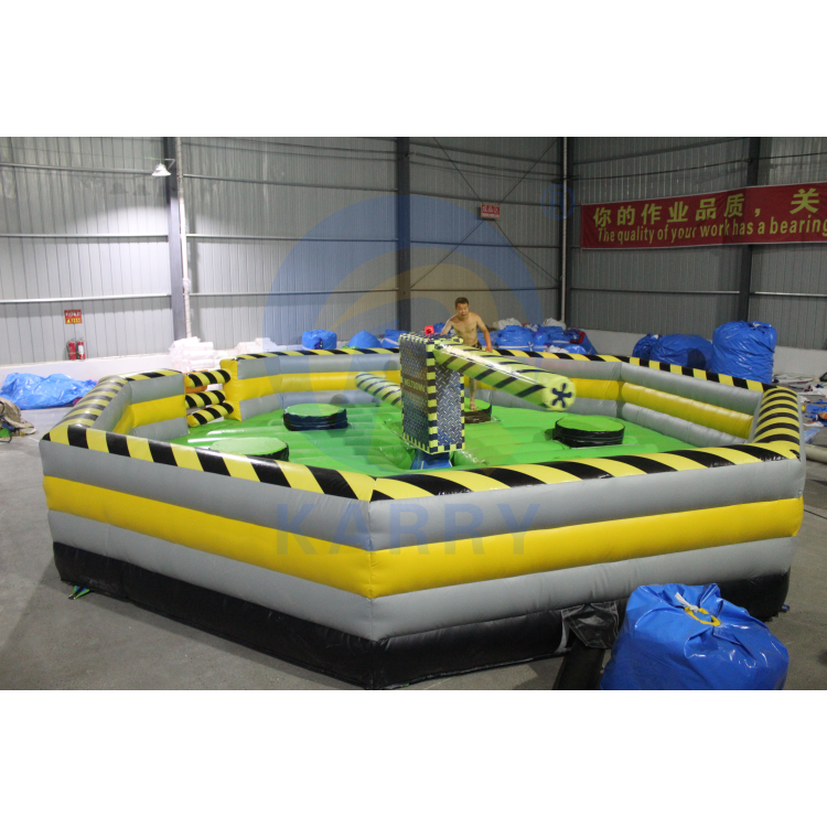 Hot sale Meltdown mechanical interactive jumper inflatable interactive game interesting games for adults and kids