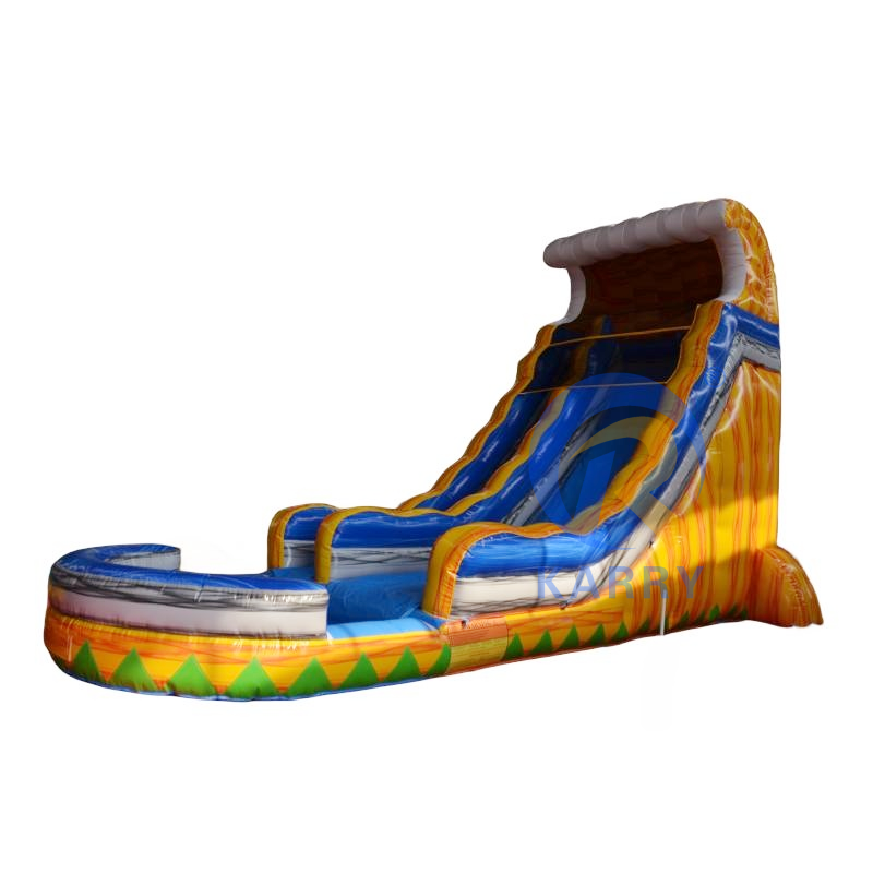 2023 Customized Commercial Factory Price Outdoor Wholesale Inflatable Water Slide With Swimming Pool