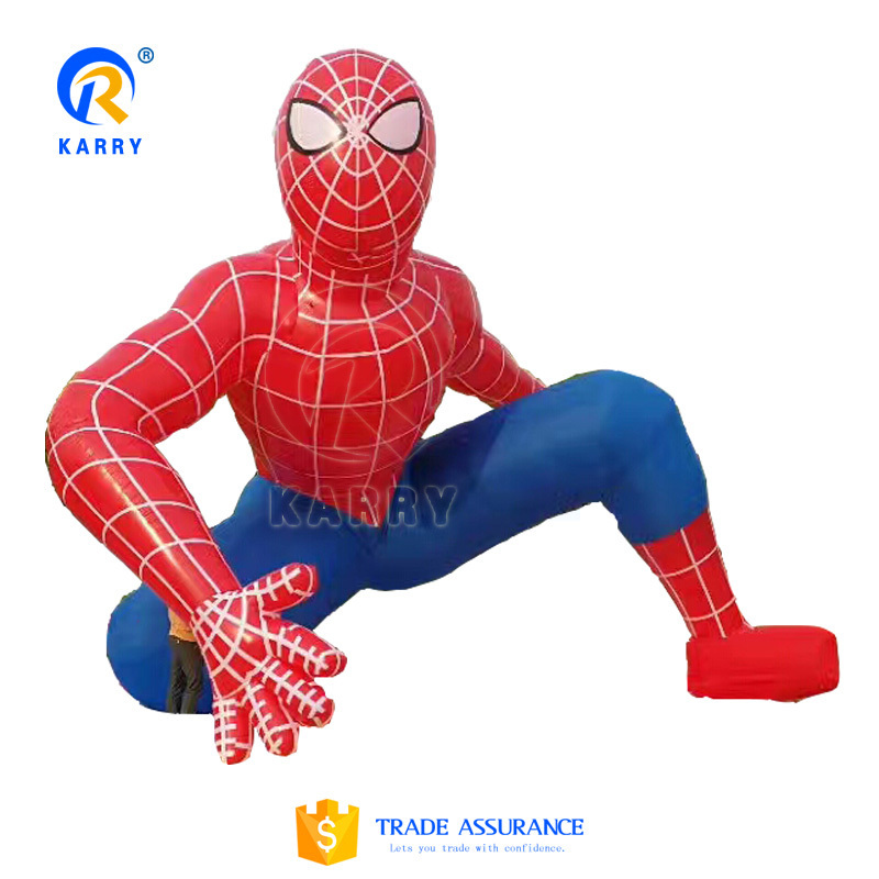 Most popular advertising Spider-Man replica, inflatable spiderman, spiderman christmas inflatable