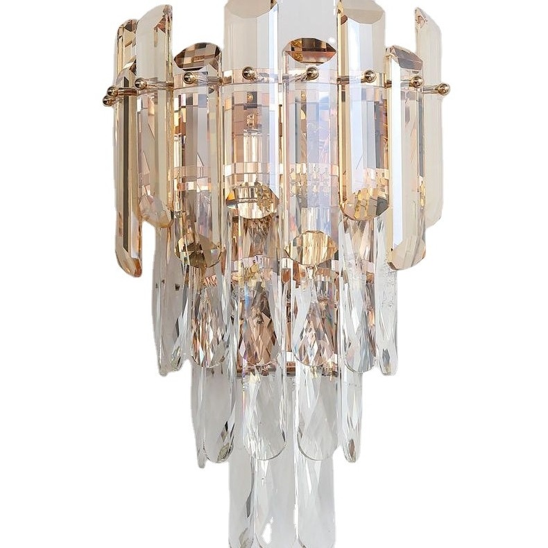 European Wall Sconces Crystal Wall Lights For Bathroom Bedroom Hallway Chandelier