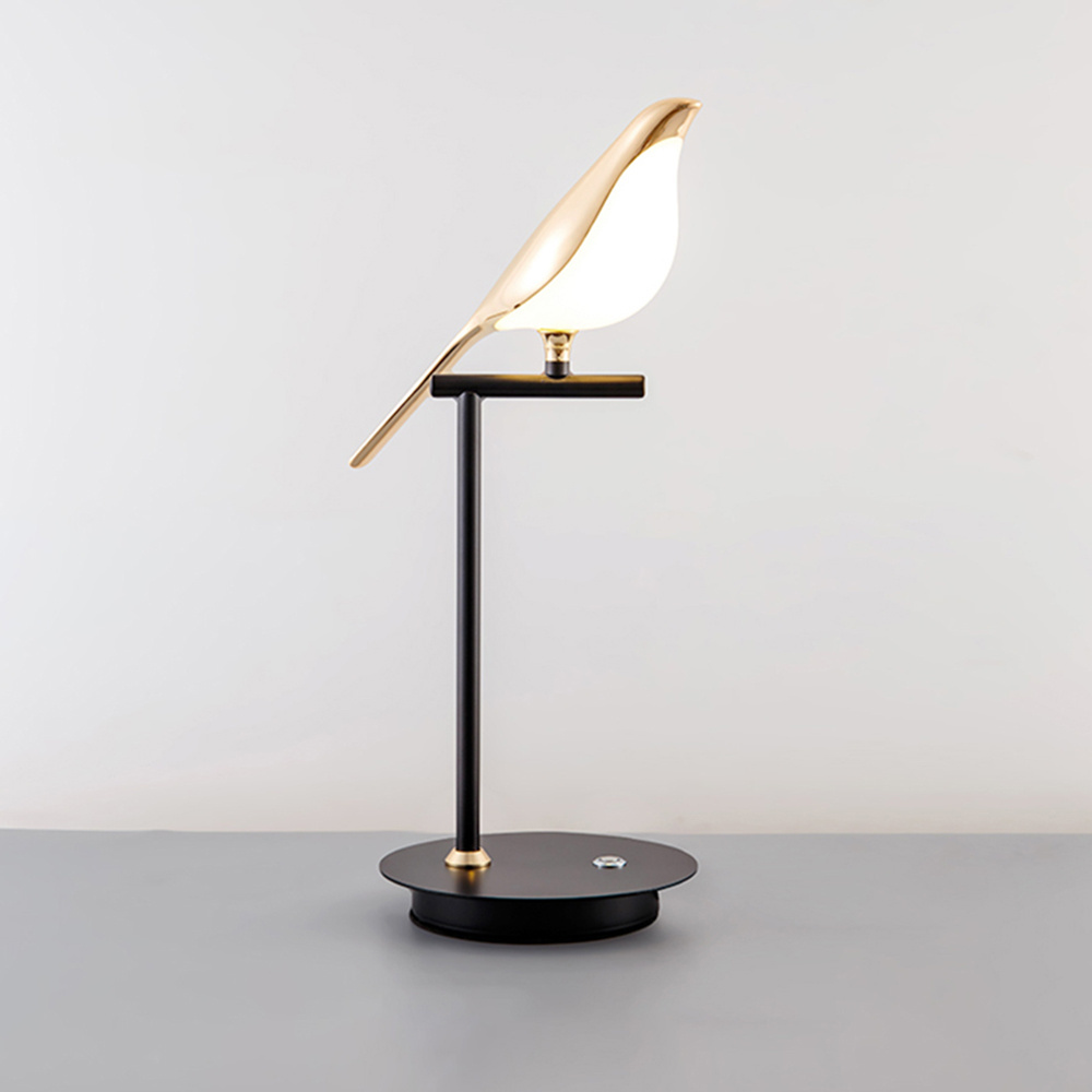 Nordic Bird Shape Design Table Lamps Study Reading Night Lights For Bedroom Led Home Decor Bedside Touch Desk Lamp Table Light