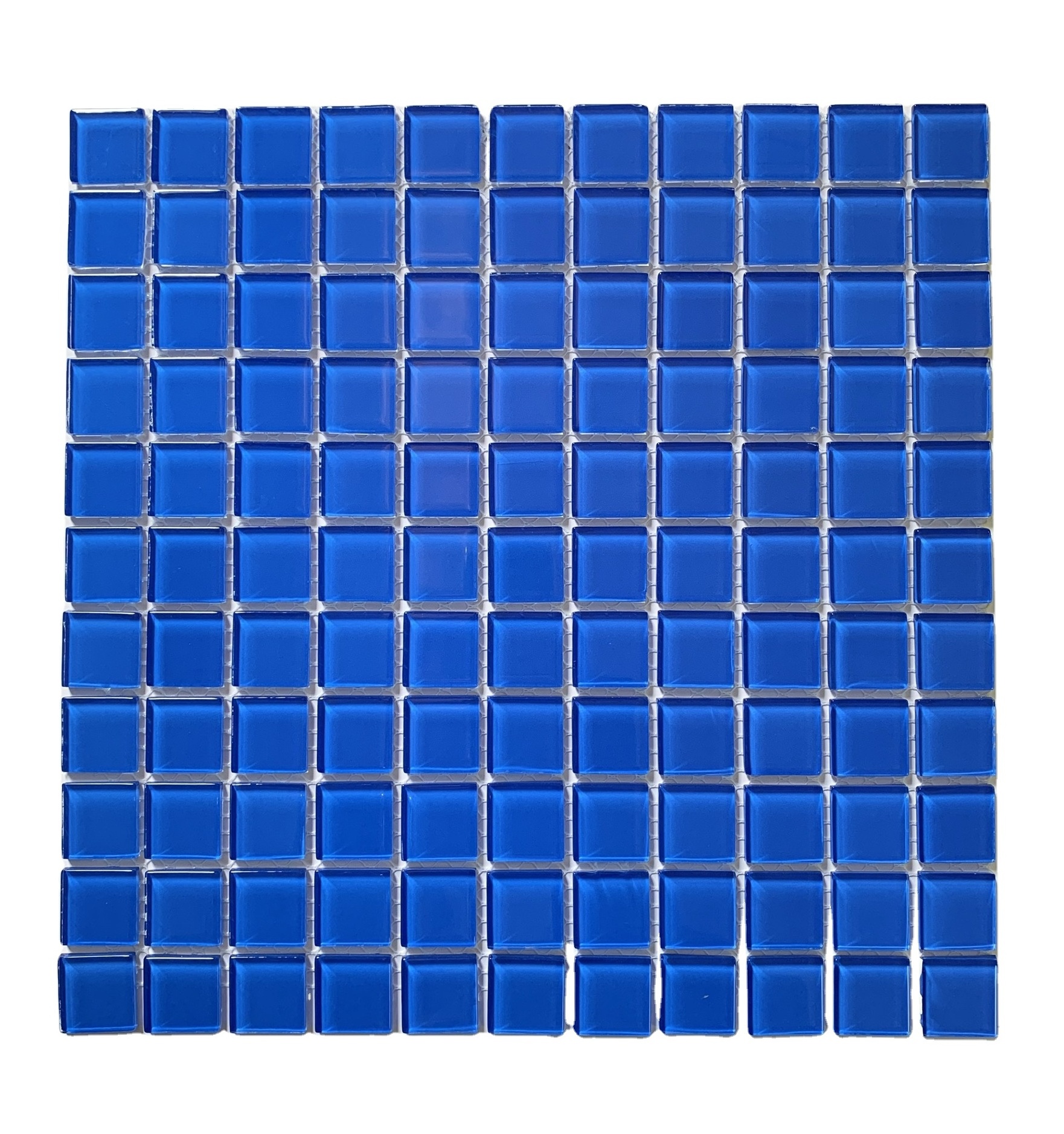 Kasaro glass mix color backsplash mosaic tile for kitchen flower pattern ocean sea blue wave swimming pool tiles