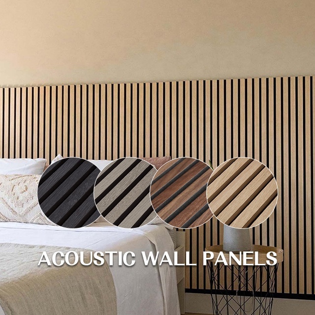 Natural Oak Veneer acoustic wood wall panel modern sound proof wall panels acoustic panels