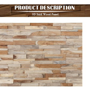 High quality 3d wood wall panel cladding wood interior panels decorations for home wood wall panel