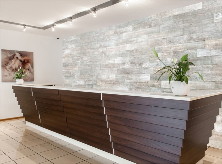 Self-adhesive slat wood wall panels subway tiles peel and stick backsplash