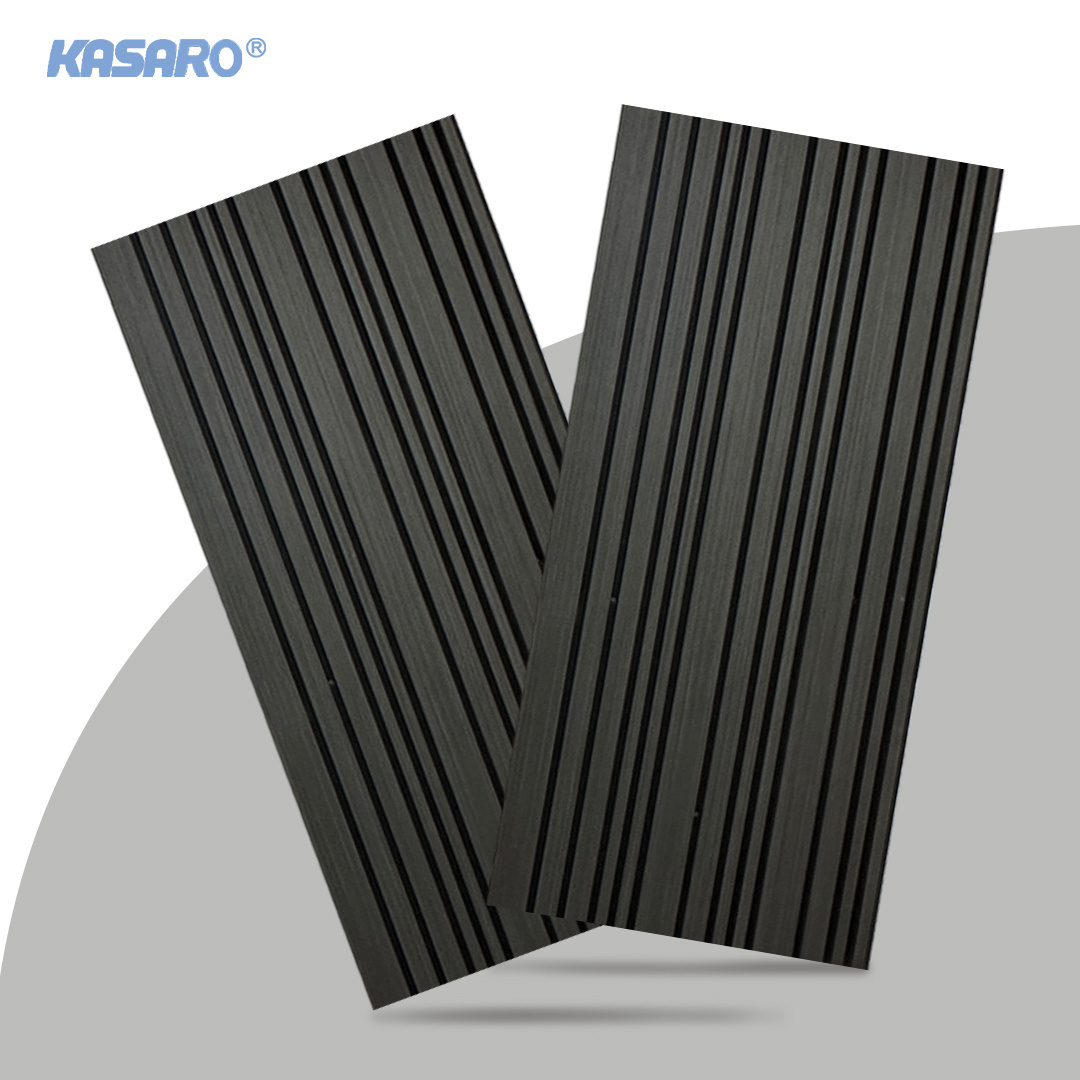 KASARO Decoration Wall Acoustic Wood Panel Slats Sound Absorbing Indoor Wood Panel