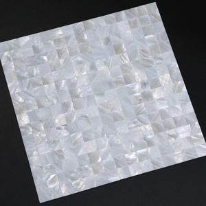 Peel And Stick Tile Shell Mosaic Tile Mother of Pearl Wall Tile