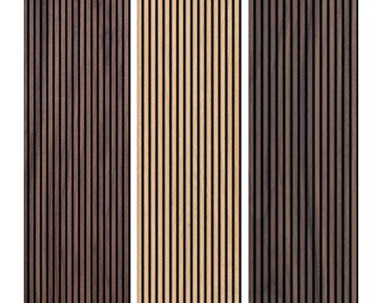 KASARO Akupanel Natural White oak indoor wood absorbing sound proof wood slat wall panels woodupp acoustic panel