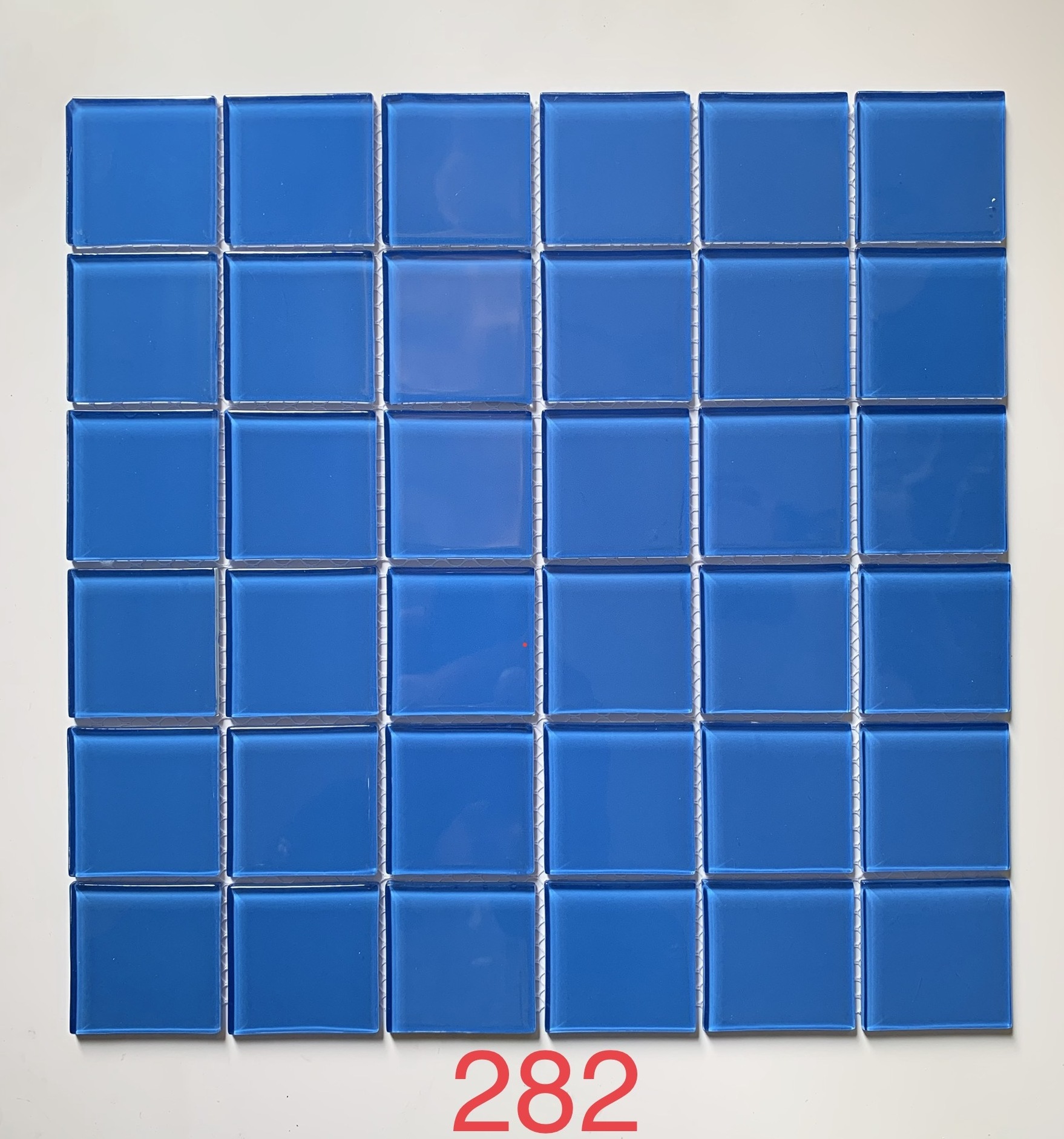 Kasaro glass mix color backsplash mosaic tile for kitchen flower pattern ocean sea blue wave swimming pool tiles