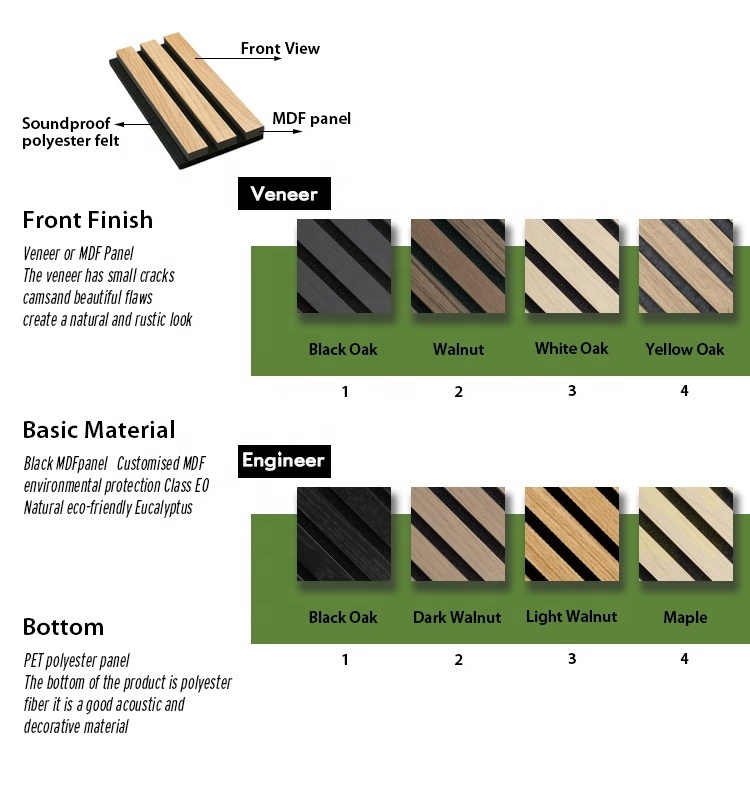 New style natural oak wood slat acoustic panels acoustic foam panels soundproofing for hotel acoustic panel for studio