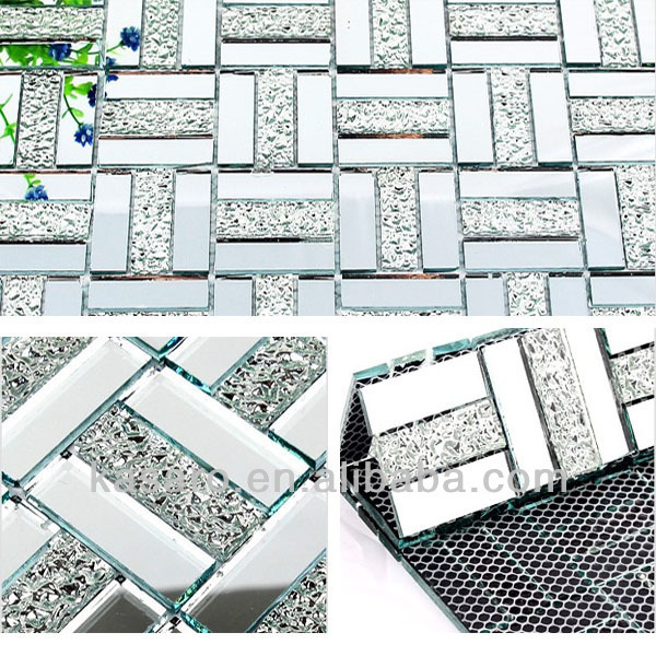 Beveled Glass Mirror Mosaic Bathroom Wall Tile (KSL-C2514)