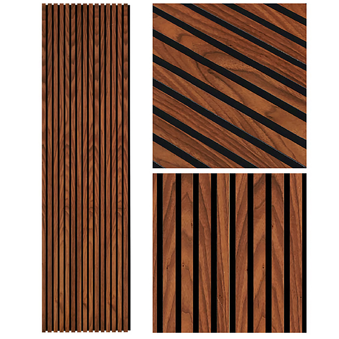 KASARO Popular Modern Wood Veneer Oak For Hotel Mdf Sound-Ansorbing Wall Soundproofing Panels Acoustic Wall Panels Akupanel