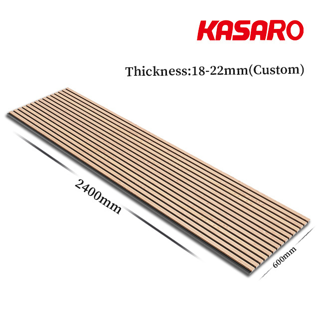 KASARO Good quality 3D model design reclaimed wood sound diffuser acoustic panel for apartments