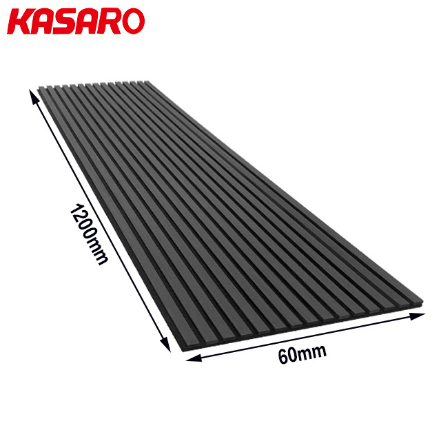 KASARO Mdf Akupanel Wood Fluted Acoustic Wall Panels Ceiling Board For Indoor Home Decor