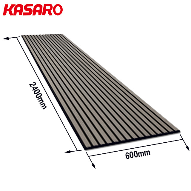 KASARO Contemporary Style Natural Oak Acoustic Slat Wood Wall Panels Acoustic Panels Size 600*600mm